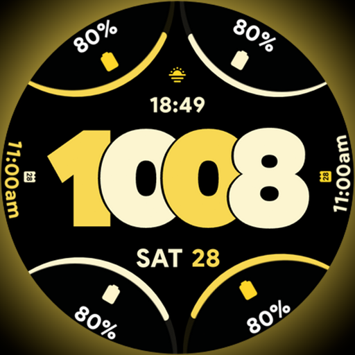 Pixel Rings - Watch face Logo