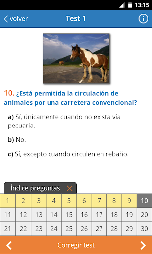 Android application TodoTest: Test de conducir screenshort