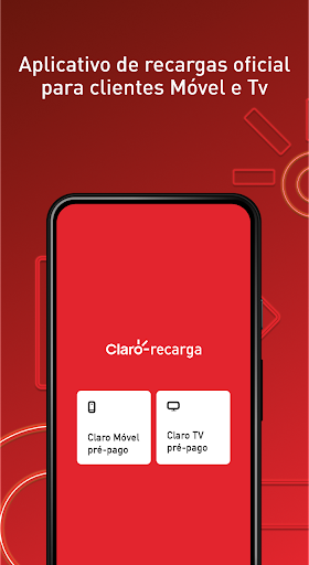 Android application Claro recarga screenshort
