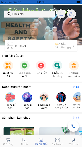 Android application BIO-HOPE screenshort