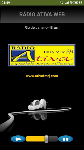 Android application Rádio Ativa RJ screenshort