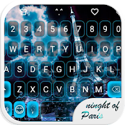 Night Paris Emoji Keyboard  Icon