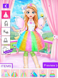 Unicorn Girls Dress Up Game 1.7 screenshots 8