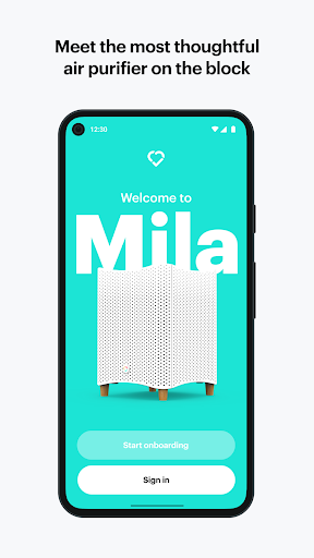 Android application Mila Air screenshort