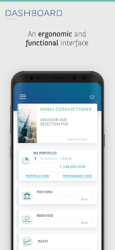 Android application myWealth Luxembourg screenshort