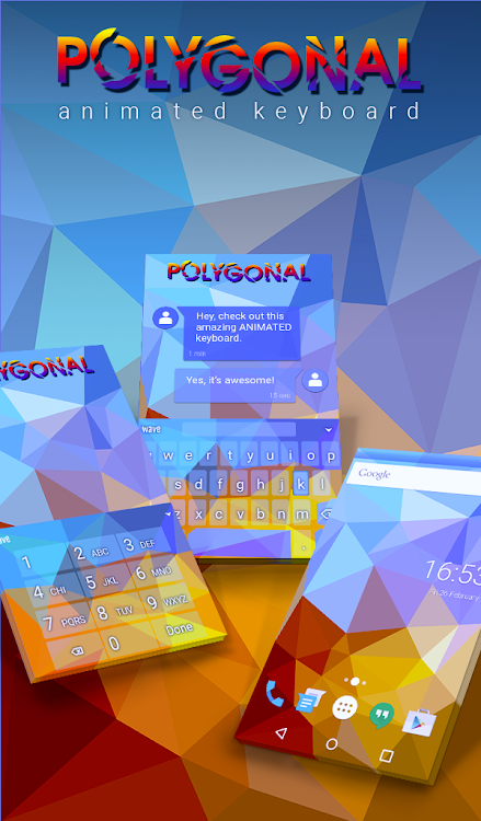Polygonal Animated Keyboard - 5.10.45 - (Android)