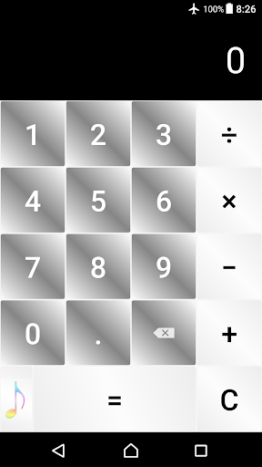 Android application Music Calculator screenshort