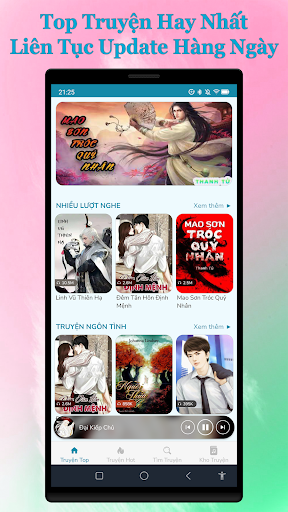 Android application Nghe Đọc Truyện screenshort