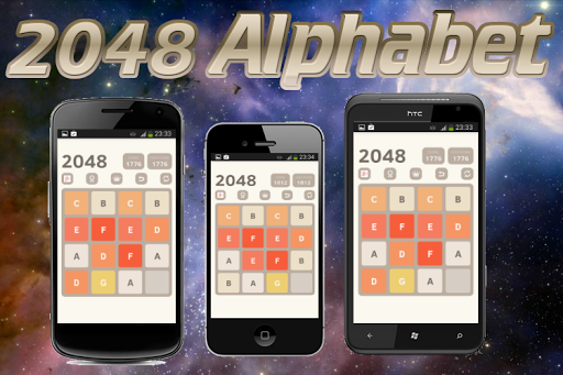 Android application 2048 Alphabet screenshort