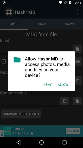 Hashr Material Design Screen 3