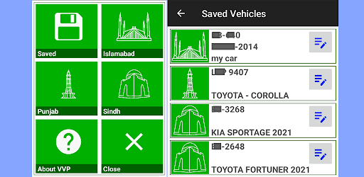 VVP - Vehicle Verification Pak