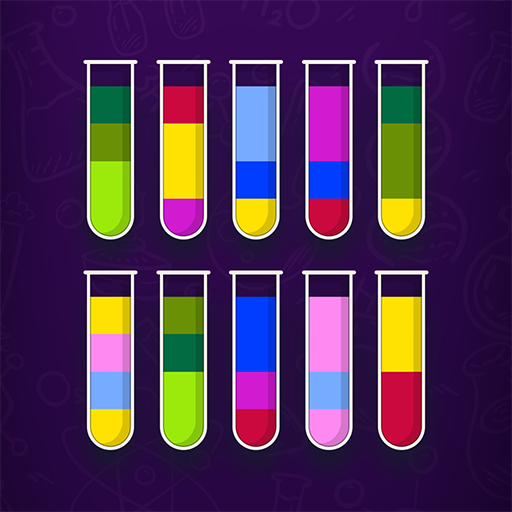 排序水拼圖 - 顏色分類游戲