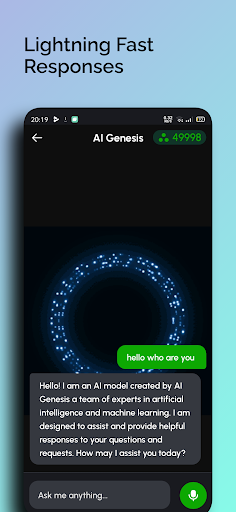 AI Genesis -Unlimited AI Power Screen 3