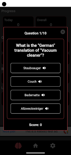 Ultimate German Tutor offline Screen 3