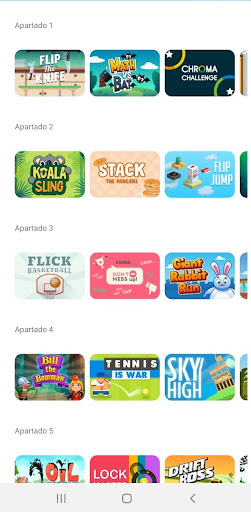 Android application ZS PLAY screenshort