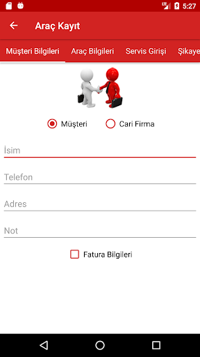 Android application Otevis Oto Servis Programı screenshort