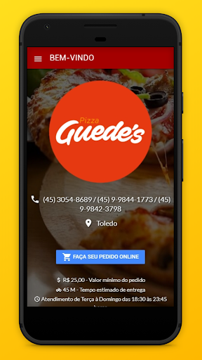 Android application Pizza Guede's screenshort