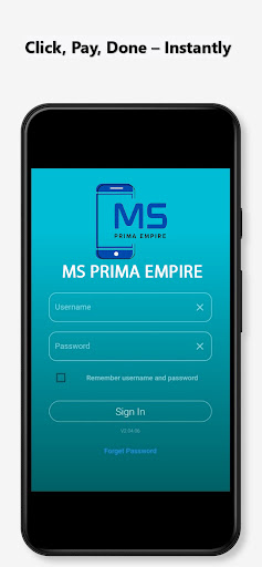 Android application MS PRIMA screenshort