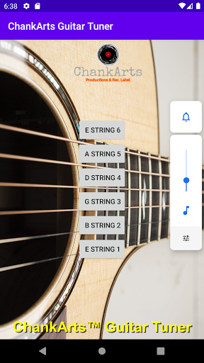 Android application ChankArts™ Guitar Tuner screenshort