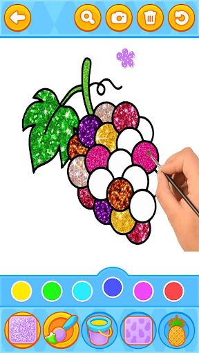 Fruits Coloring Game Screenshot 3 - AppWisp.com