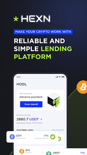 Android application HEXN: Buy Bitcoin, Hodl Crypto screenshort