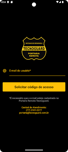 Android application Portaria Remota Tecnoguard screenshort