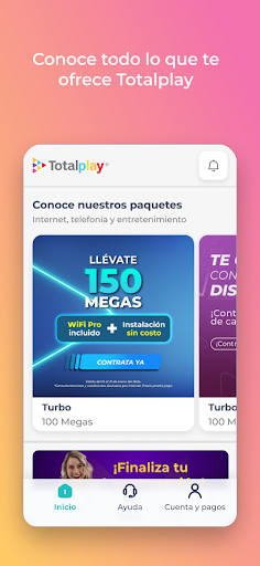 Android application Totalplay screenshort