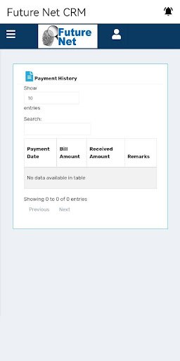 Future Net CRM Screen 3