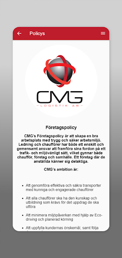 CMG Logistik Screen 3