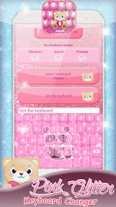 Captura de Pantalla 3 Temas de teclado de color rosa android