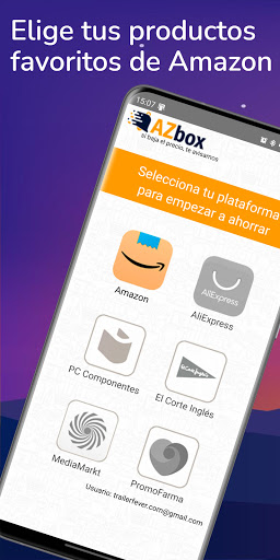 Android application Comparador de precios online y screenshort