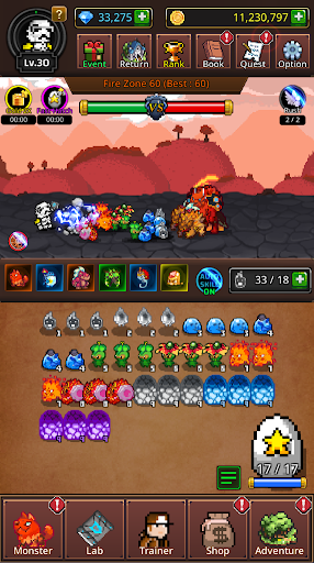 Grow Mergemon Masters : Idle Screenshot