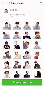 NCT Emoji Sticker WAStickerApp