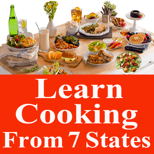 Learn Cooking from 7 states - logo