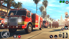 消防士 消防車のゲーム - 消防车 消防署ゲームのおすすめ画像2
