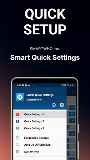 Smart Quick Settings Screenshot 1 - AppWisp.com
