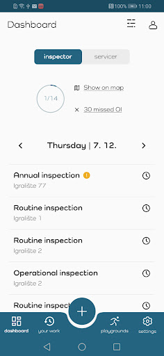 Android application PlaySafety Platform mobile screenshort