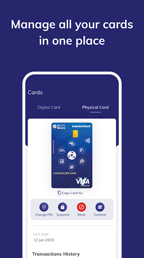 iMudra by IRCTC - Wallet, Card Screen 3