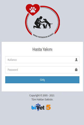 Android application Moss Veteriner Kliniği screenshort