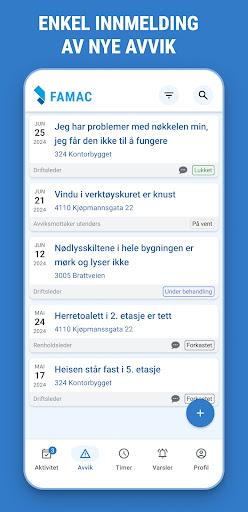FAMAC Screen 2