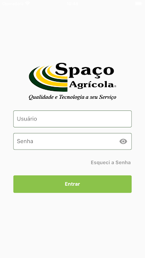 Android application Spaço Agrícola screenshort