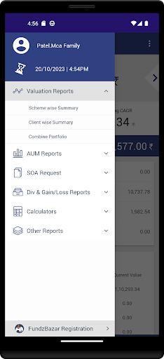 Blue Angle Wealth Care Service Screen 3