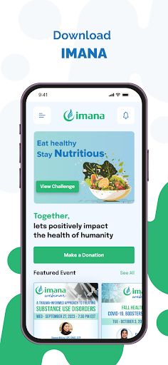 Android application Imana screenshort