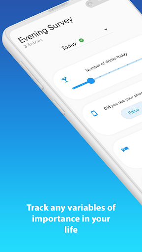 Android application LifeLog: Variable Tracker screenshort