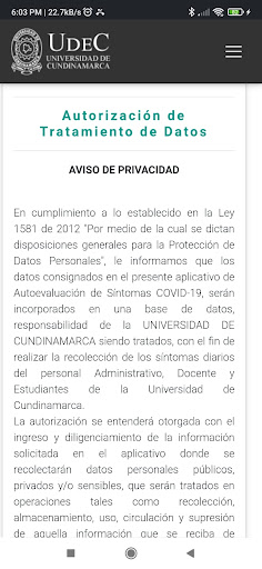 Condiciones de Salud