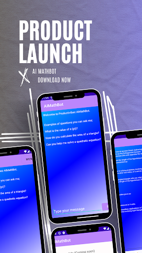 Android application AI MathBot screenshort