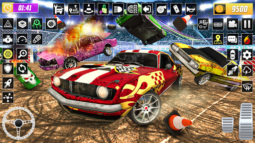 Android application X Demolition Derby : Car Games screenshort