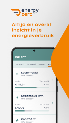Android application EnergyZero screenshort