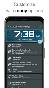 DIGI Clock Widget Plus Screenshot