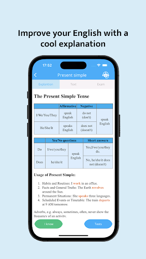 Jack - English Grammar & Tests Screen 2